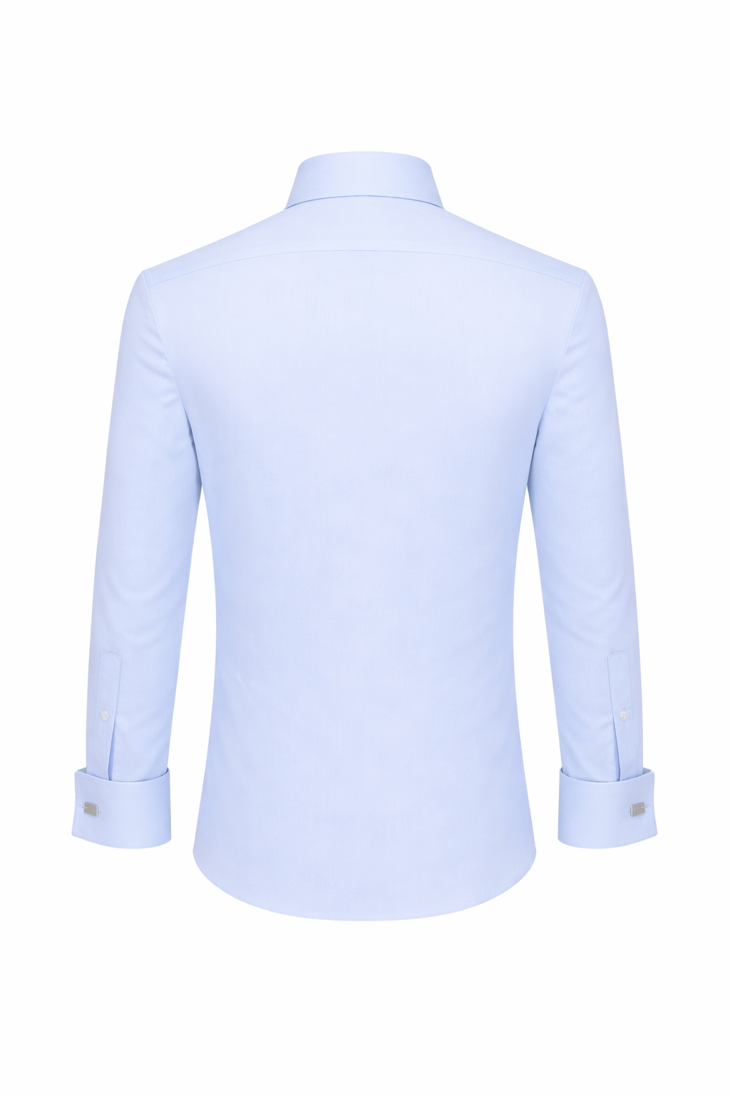 Powder Blue Poplin French Cuff Dress Shirt