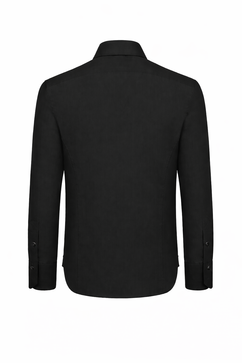 Black Poplin Dress Shirt