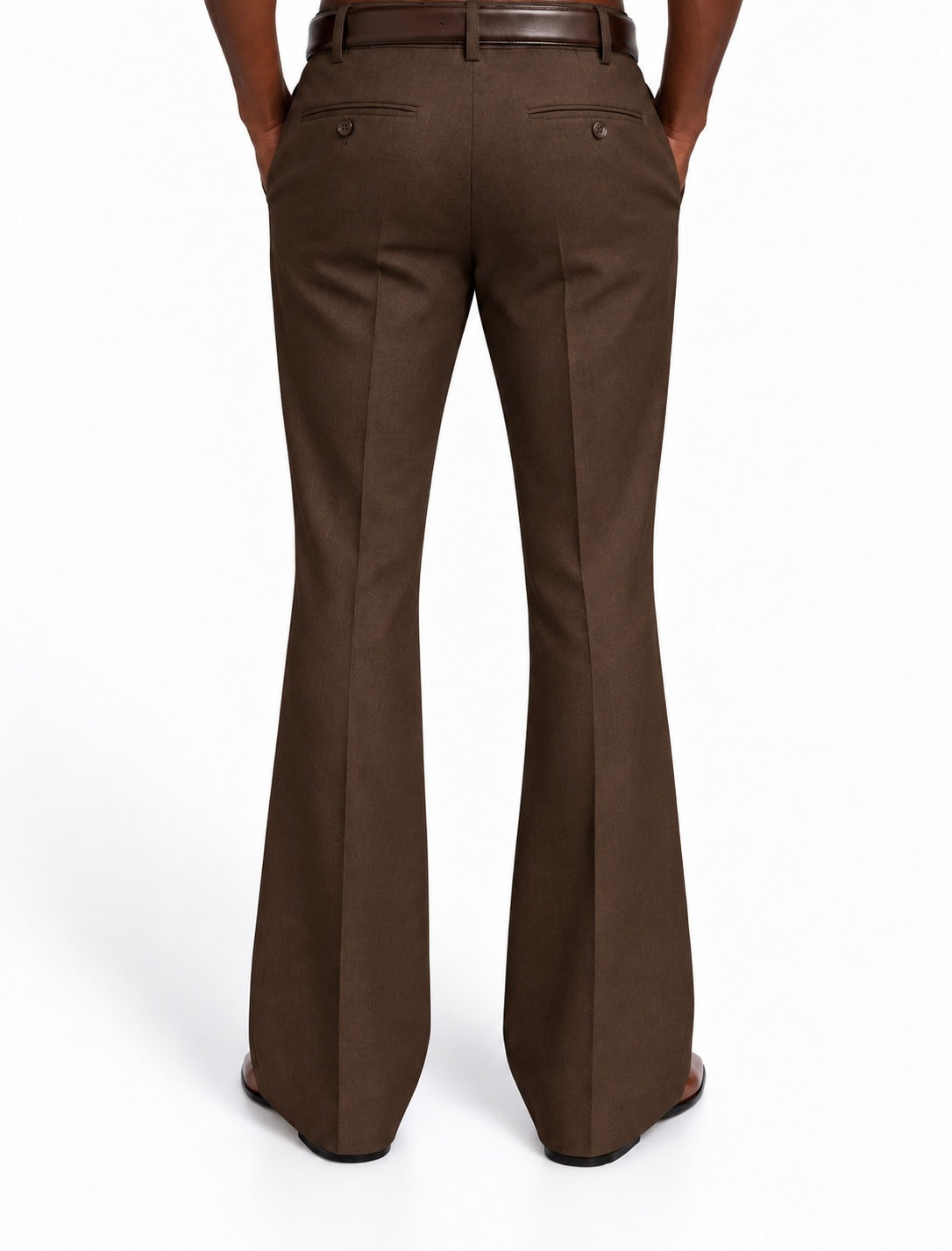 TOPLAGY Flared Wool Trousers