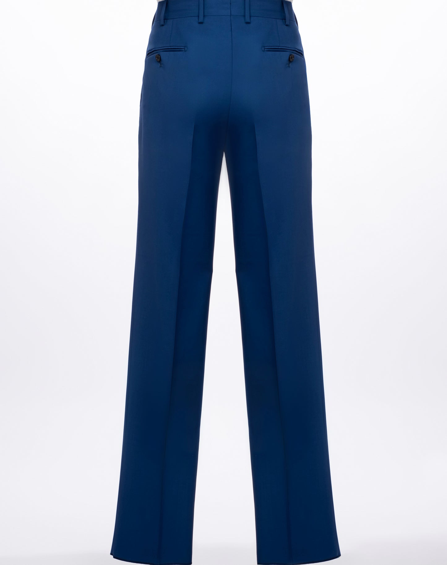 Blue Wool Double Breasted Suit