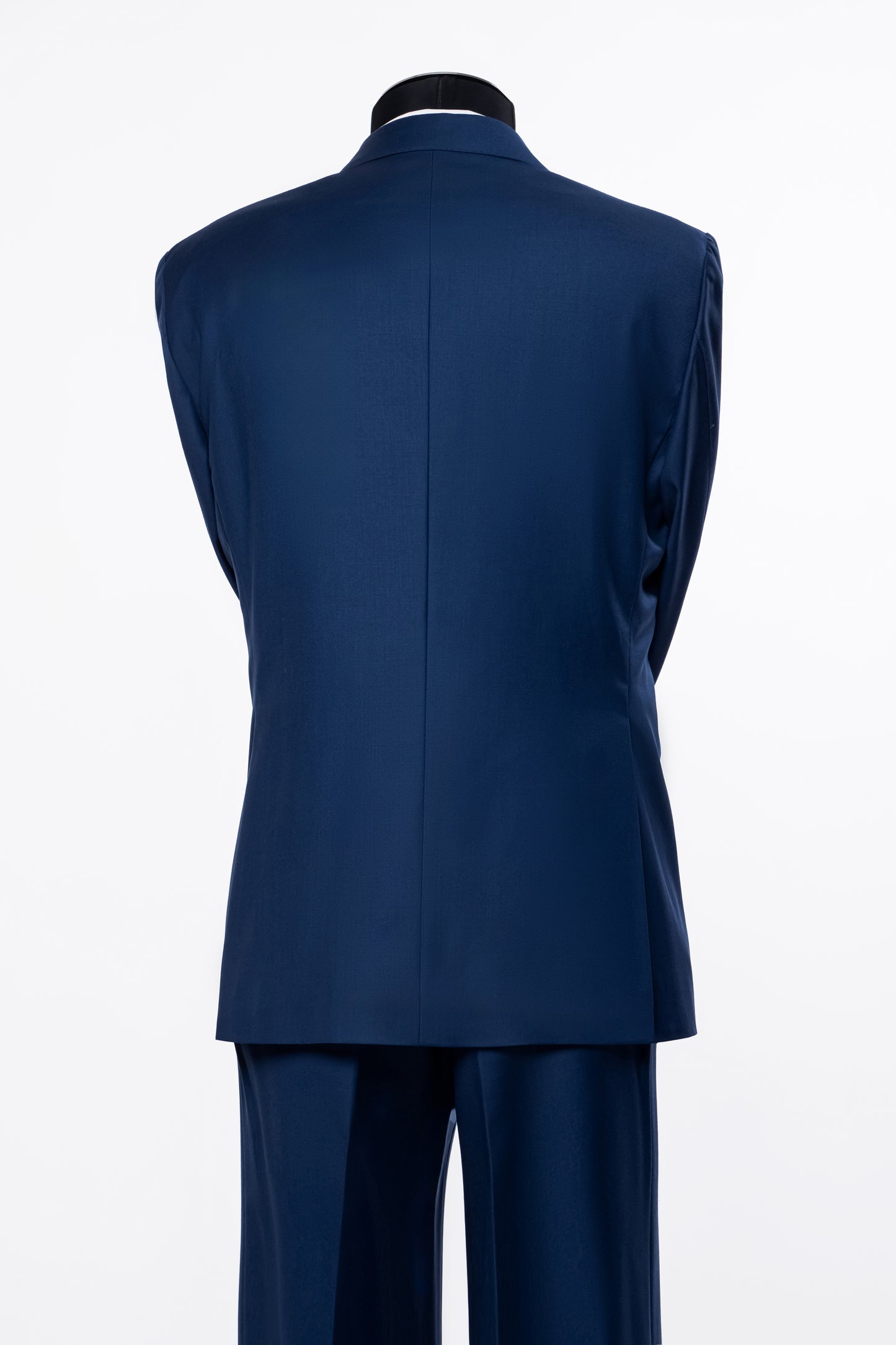 Blue Wool Double Breasted Suit