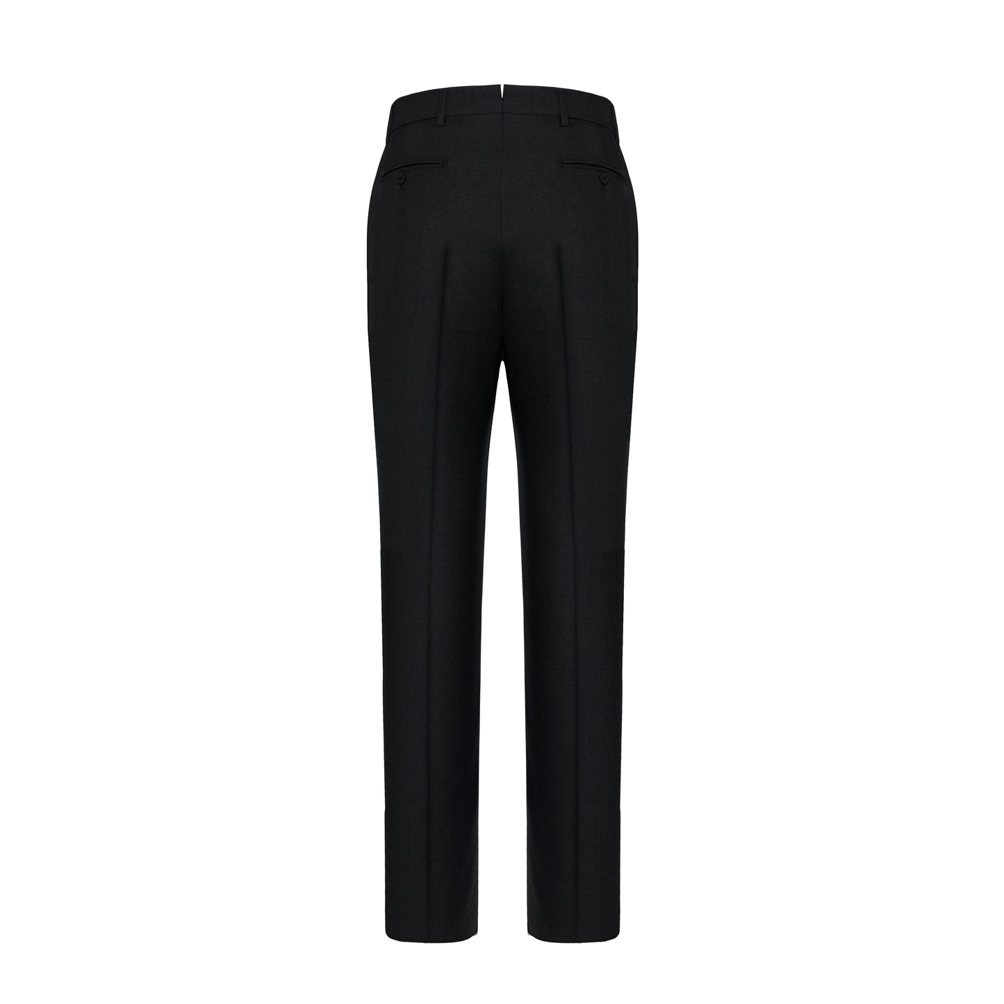 Black Tailored Wool Trousers