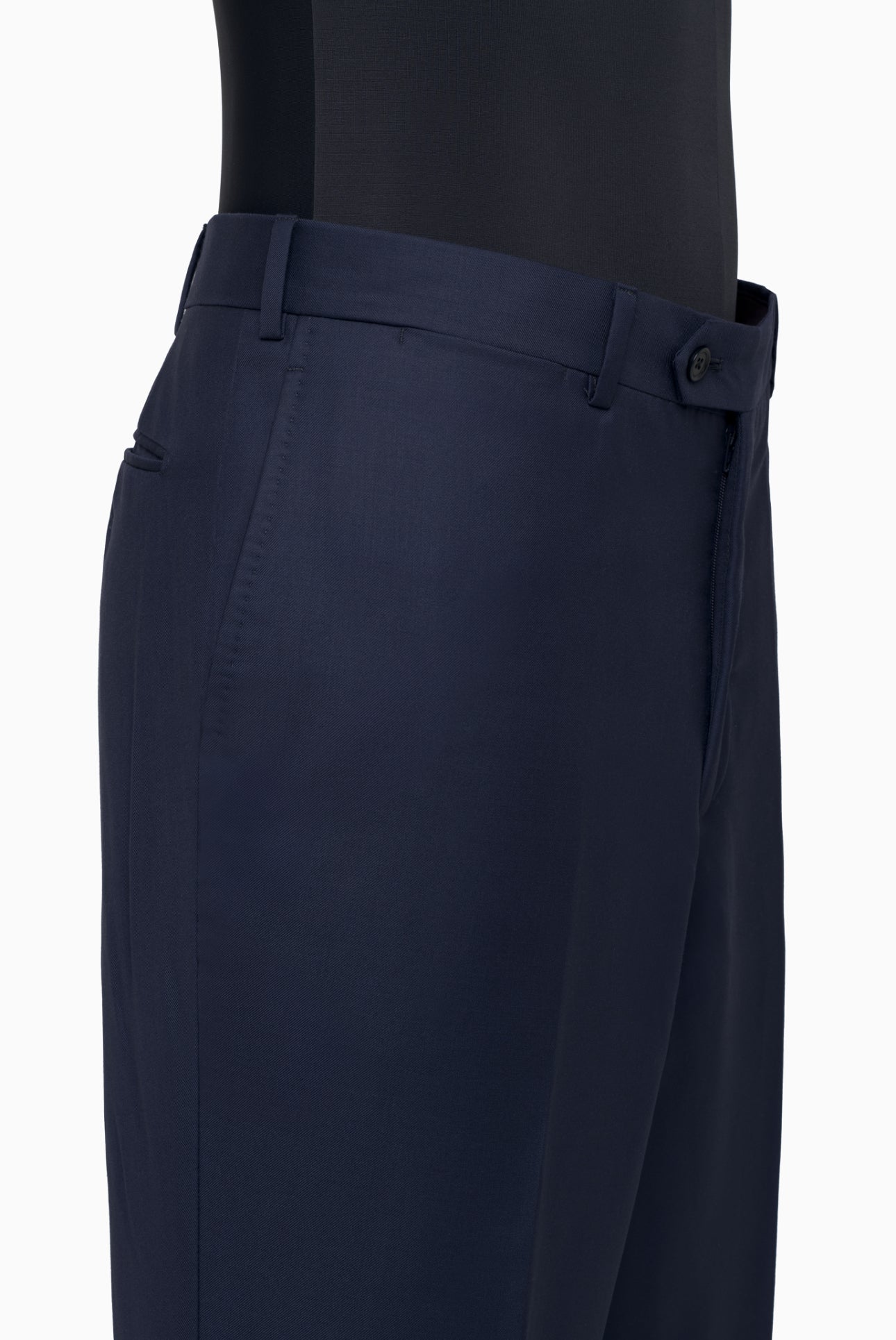 Navy Single-Breasted Suit