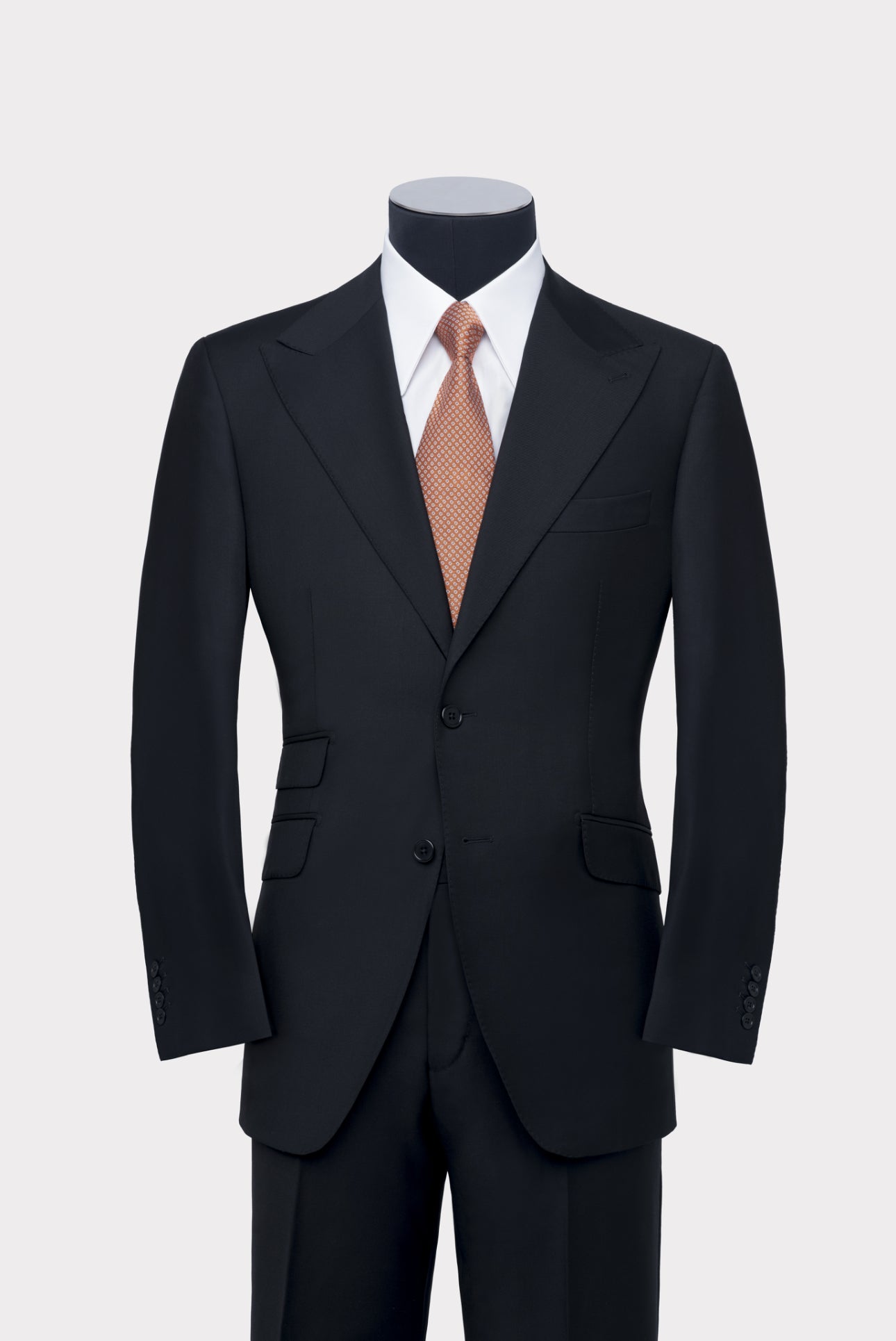 Black Single-Breasted Suit
