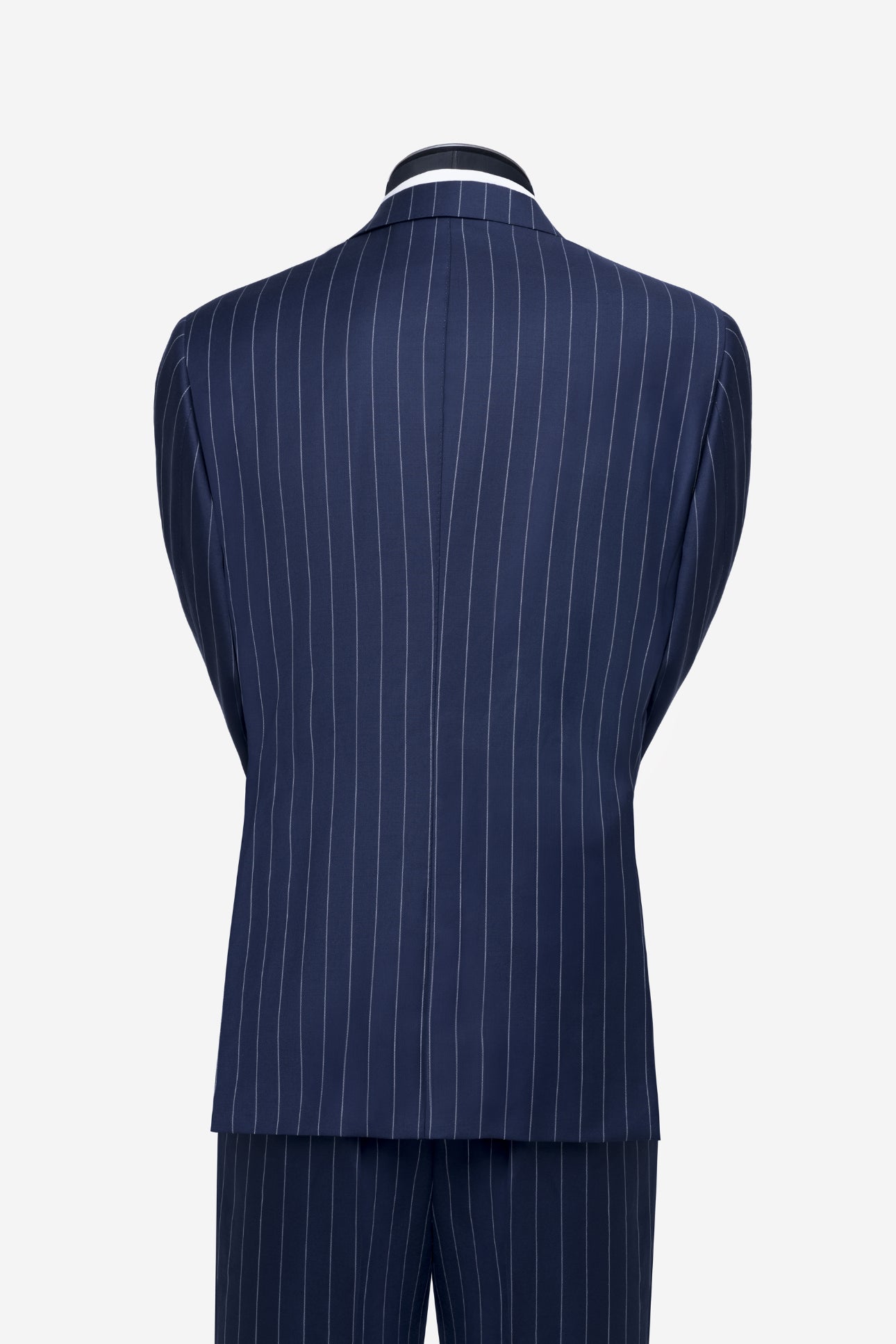 Navy Chalk Stripe Double-Breasted Suit