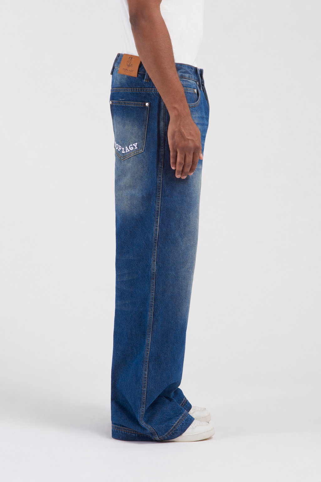 TOPLAGY Signature Wide-Leg Jeans
