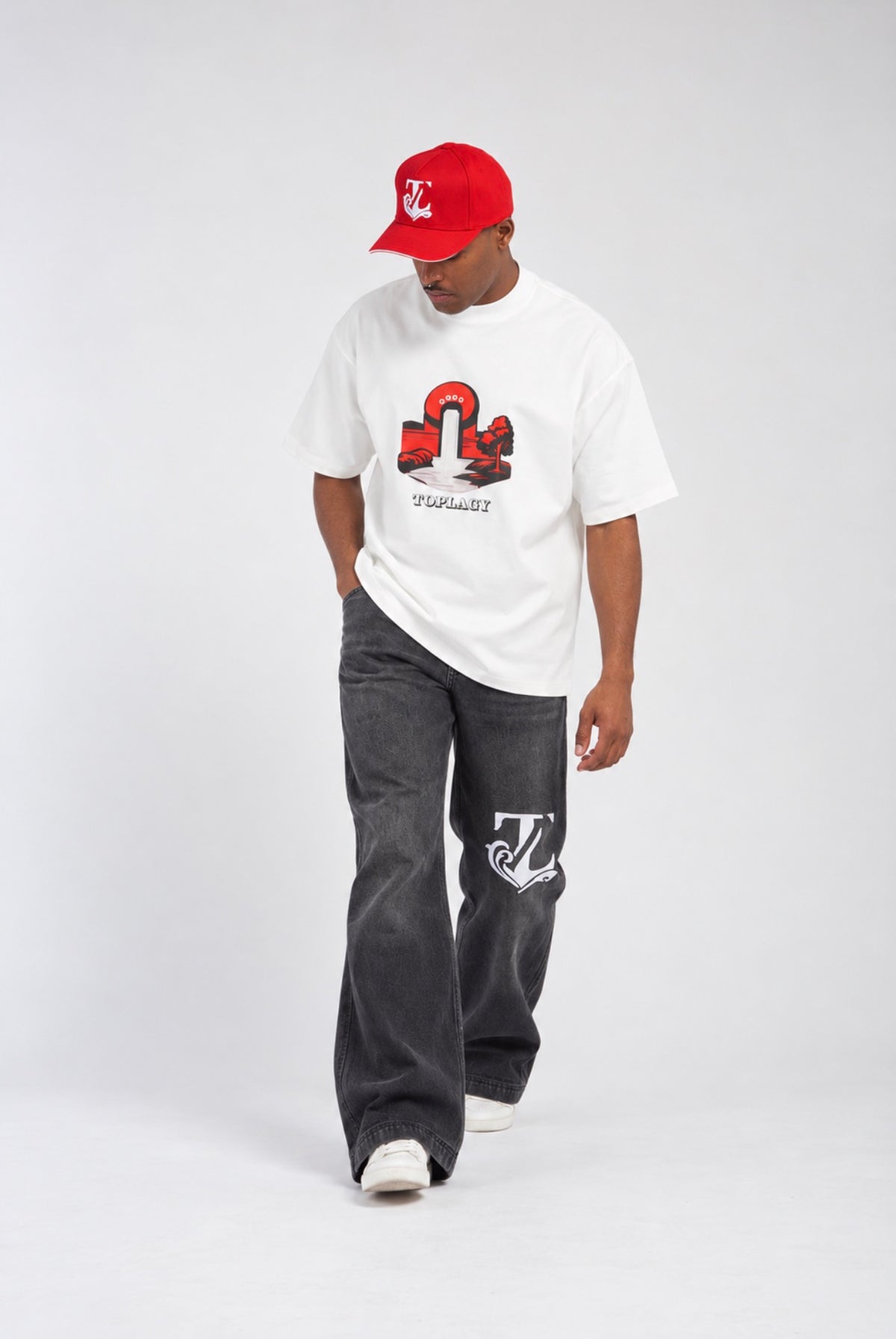 TOPLAGY Signature Wide-Leg Jeans
