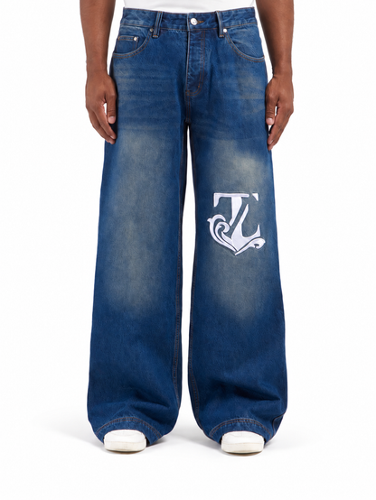 TOPLAGY Signature Wide-Leg Jeans