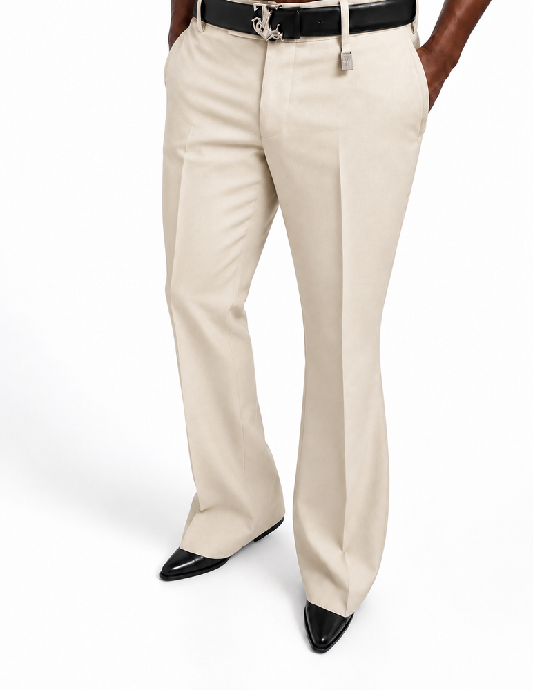 TOPLAGY Flared Wool Trousers