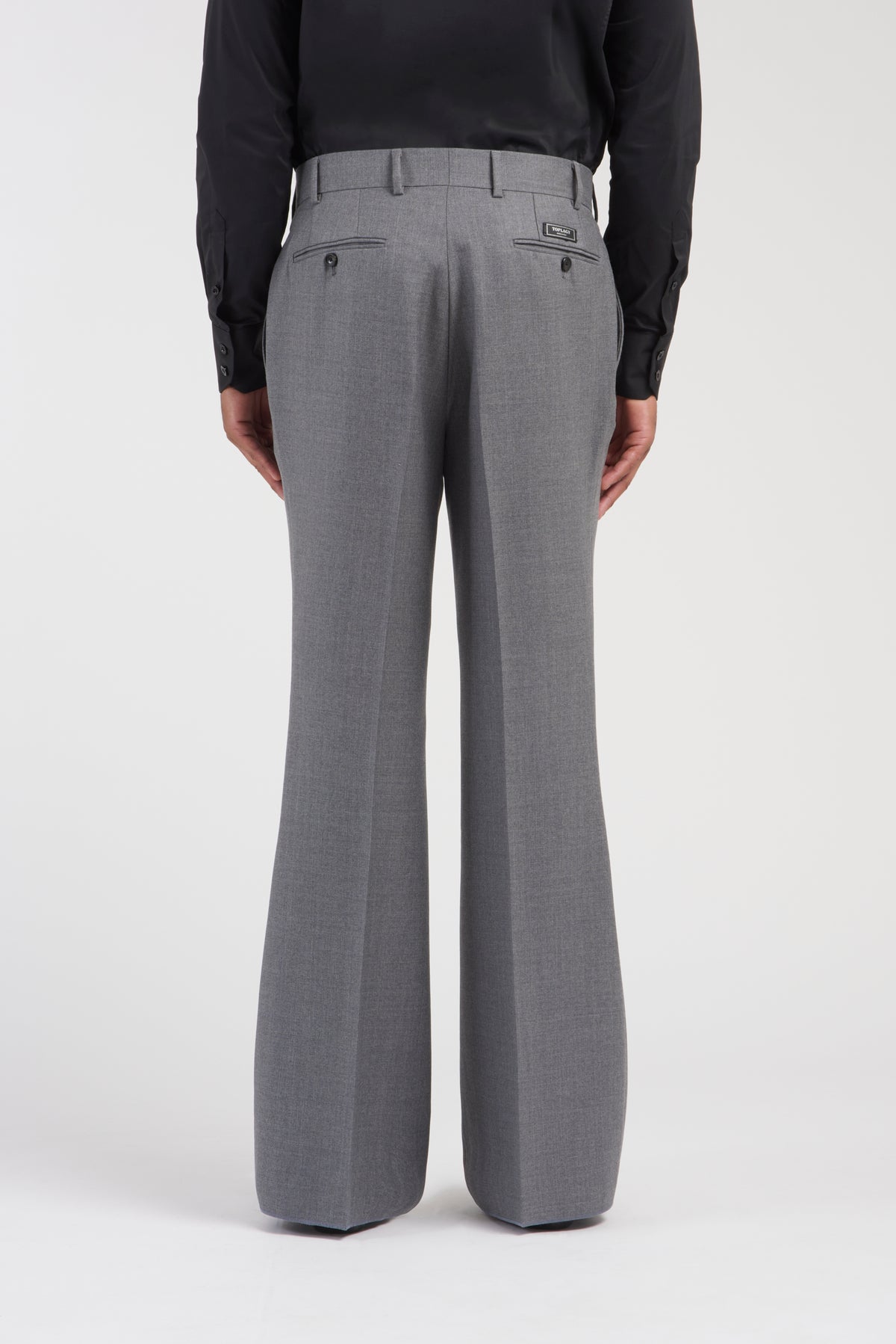 TOPLAGY Flared Wool Trousers