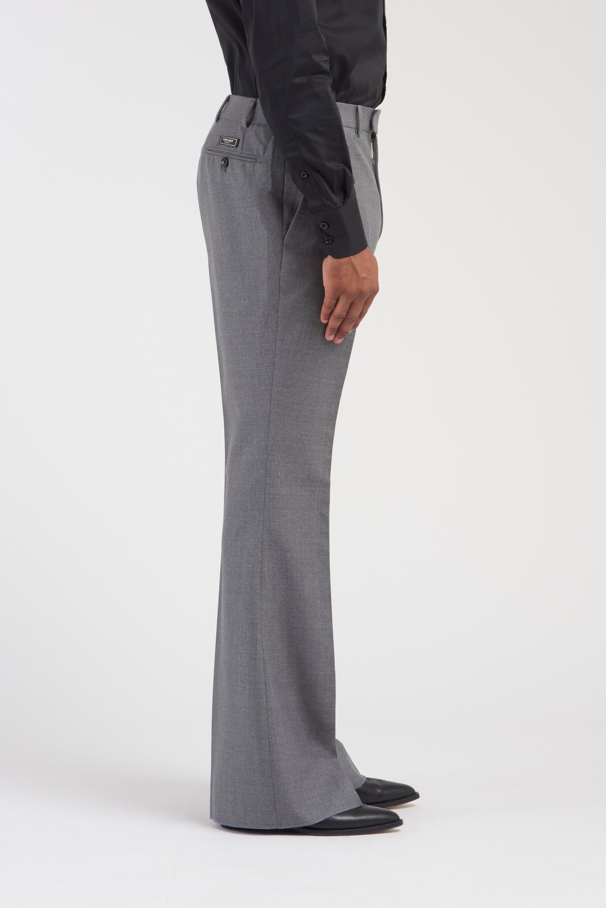 TOPLAGY Flared Wool Trousers