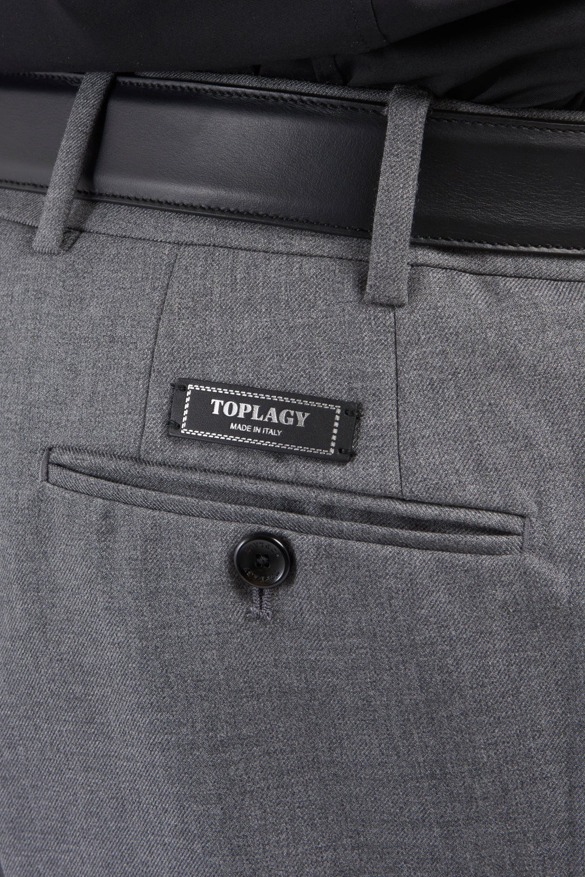 TOPLAGY Flared Wool Trousers