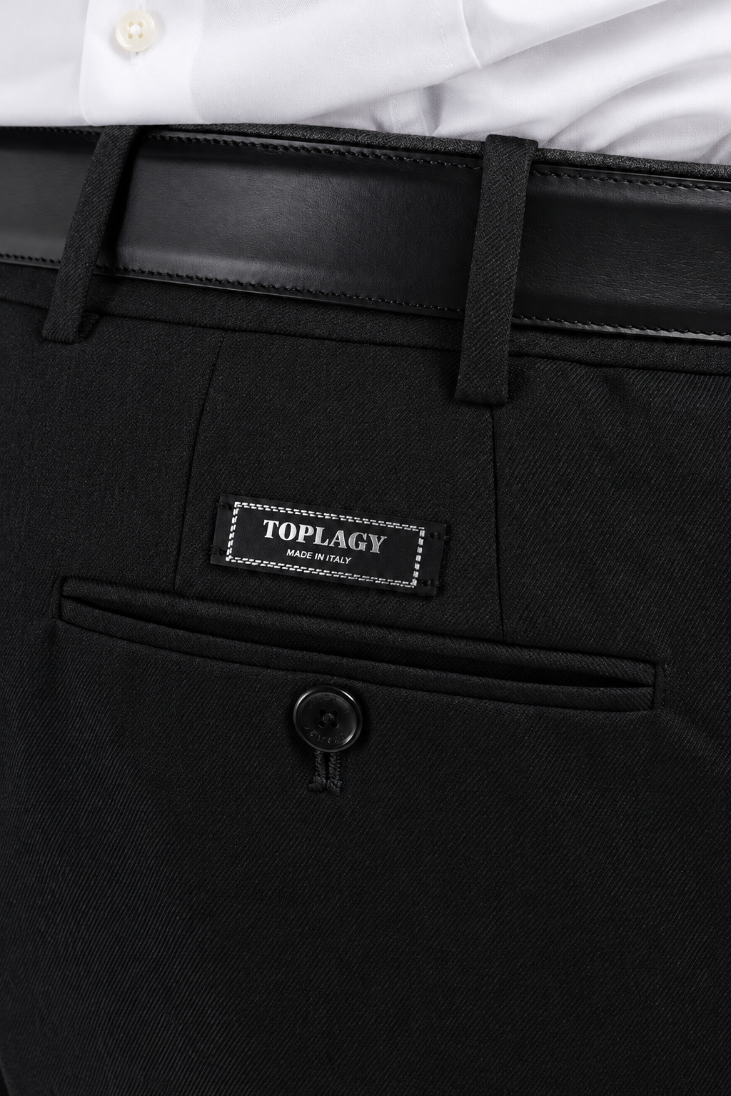 TOPLAGY Flared Wool Trousers