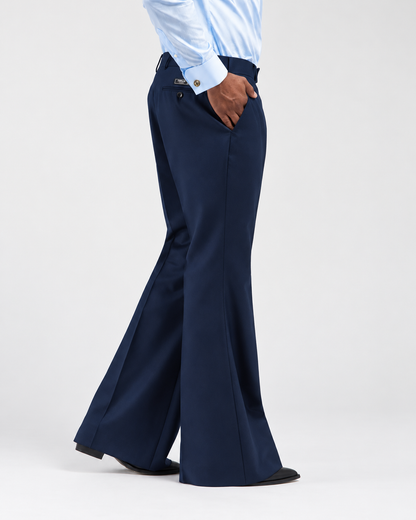 TOPLAGY Flared Wool Trousers