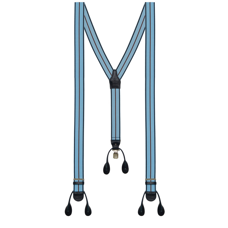Dual-Fastening Y-Back Suspenders