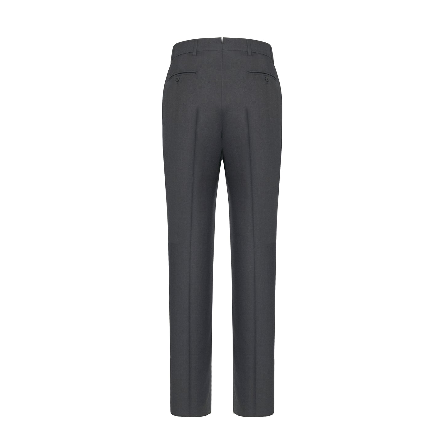 Dark Grey Tailored Wool Trousers