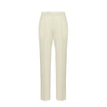 Ivory Tailored Wool Trousers