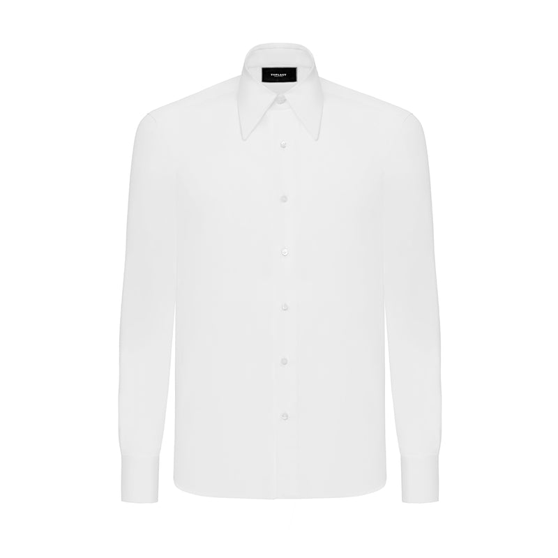 White Poplin Dress Shirt