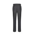 Dark Grey Tailored Gurkha Wool Trousers