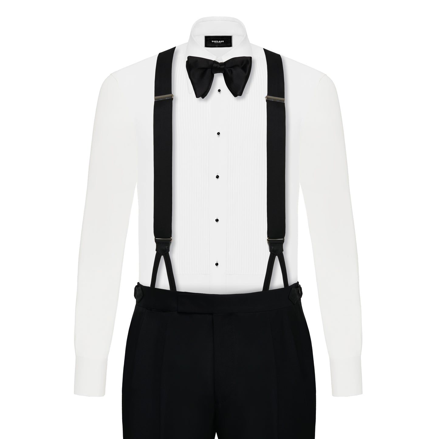 Dual-Fastening Y-Back Suspenders