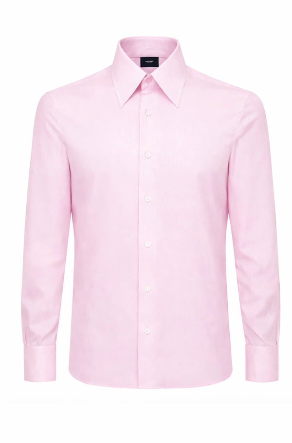 Baby Pink Poplin Dress Shirt