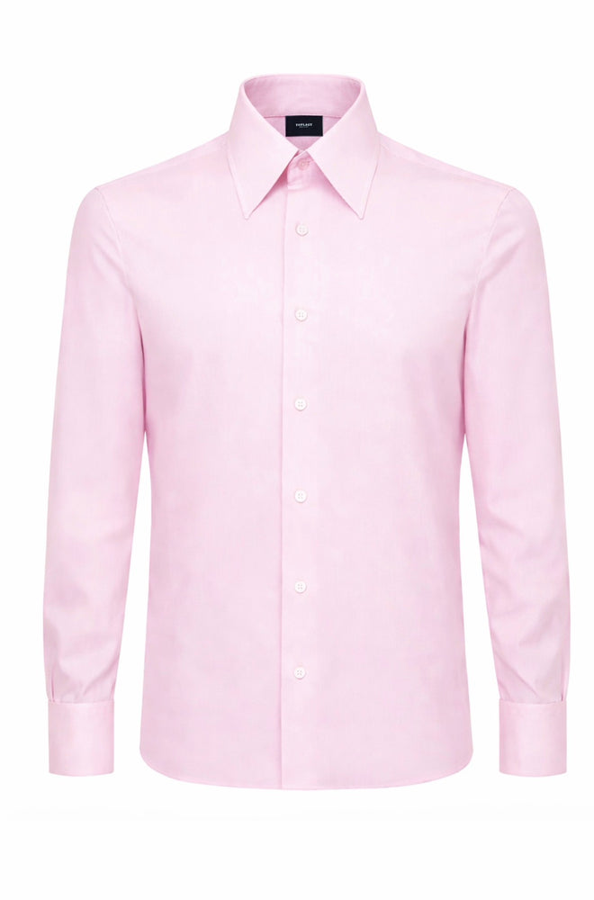 Baby Pink Poplin Dress Shirt