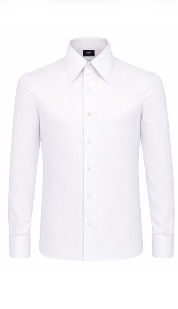 White Poplin Dress Shirt