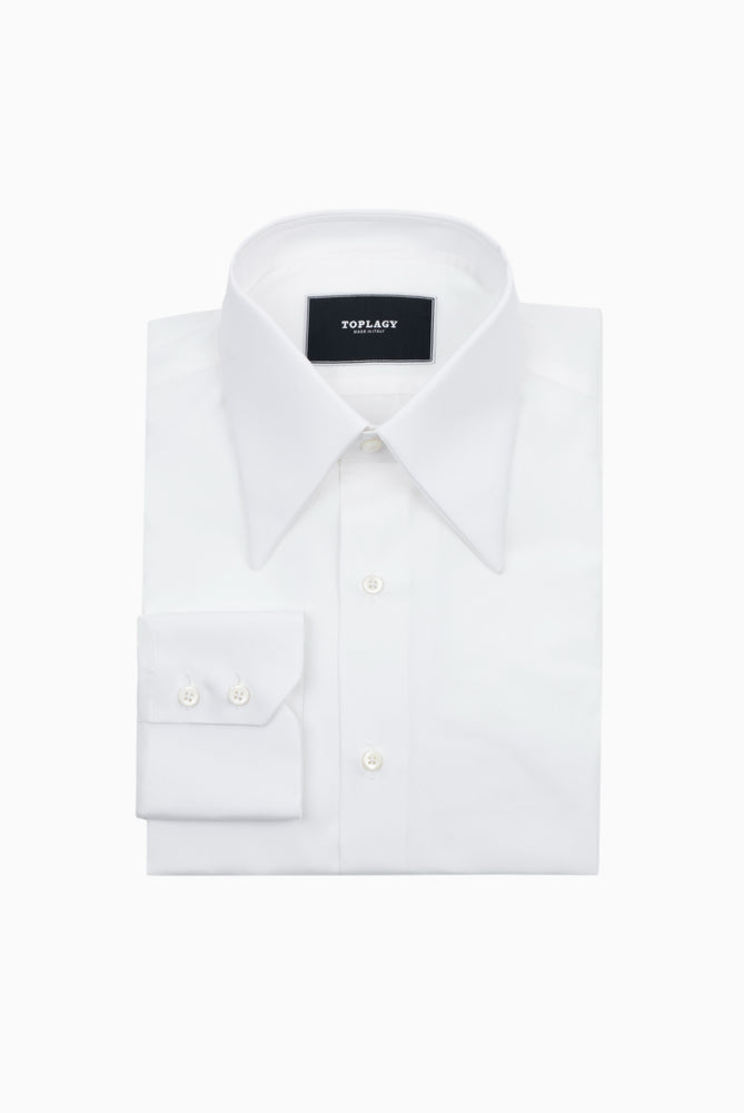 White Poplin Dress Shirt