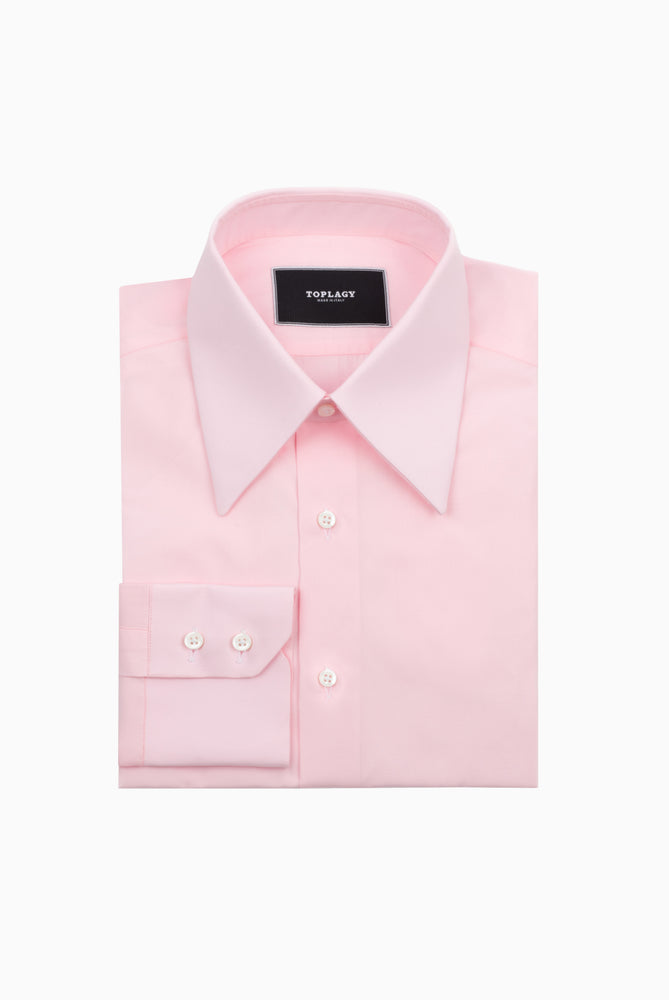 Baby Pink Poplin Dress Shirt