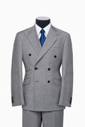 Grey Double-Breasted Suit