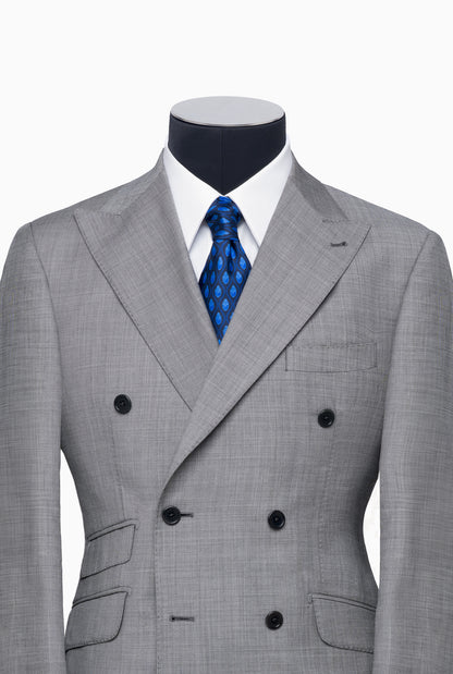 Blue Corn Motif Silk Tie