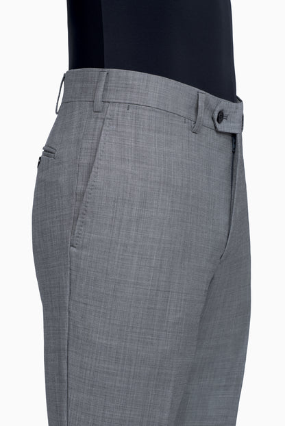Grey Double-Breasted Suit