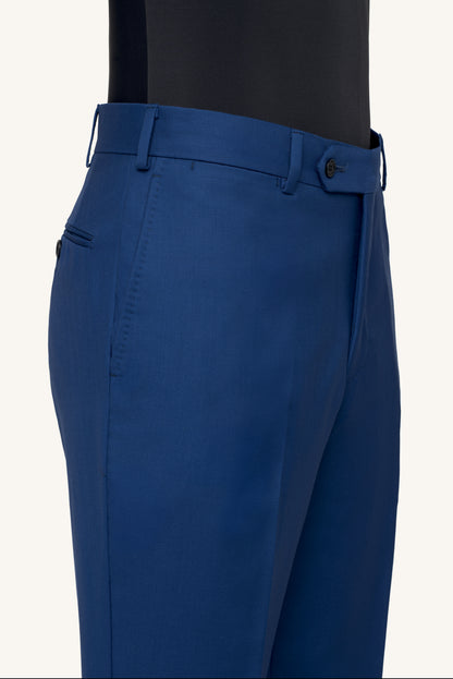 Blue Single-Breasted Suit