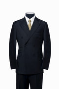 Black Double-Breasted Suit