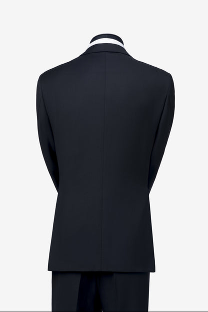 Black Double-Breasted Suit
