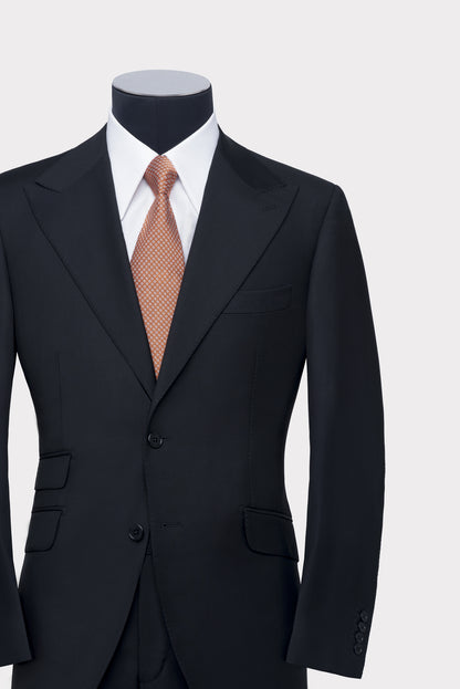 Black Single-Breasted Suit