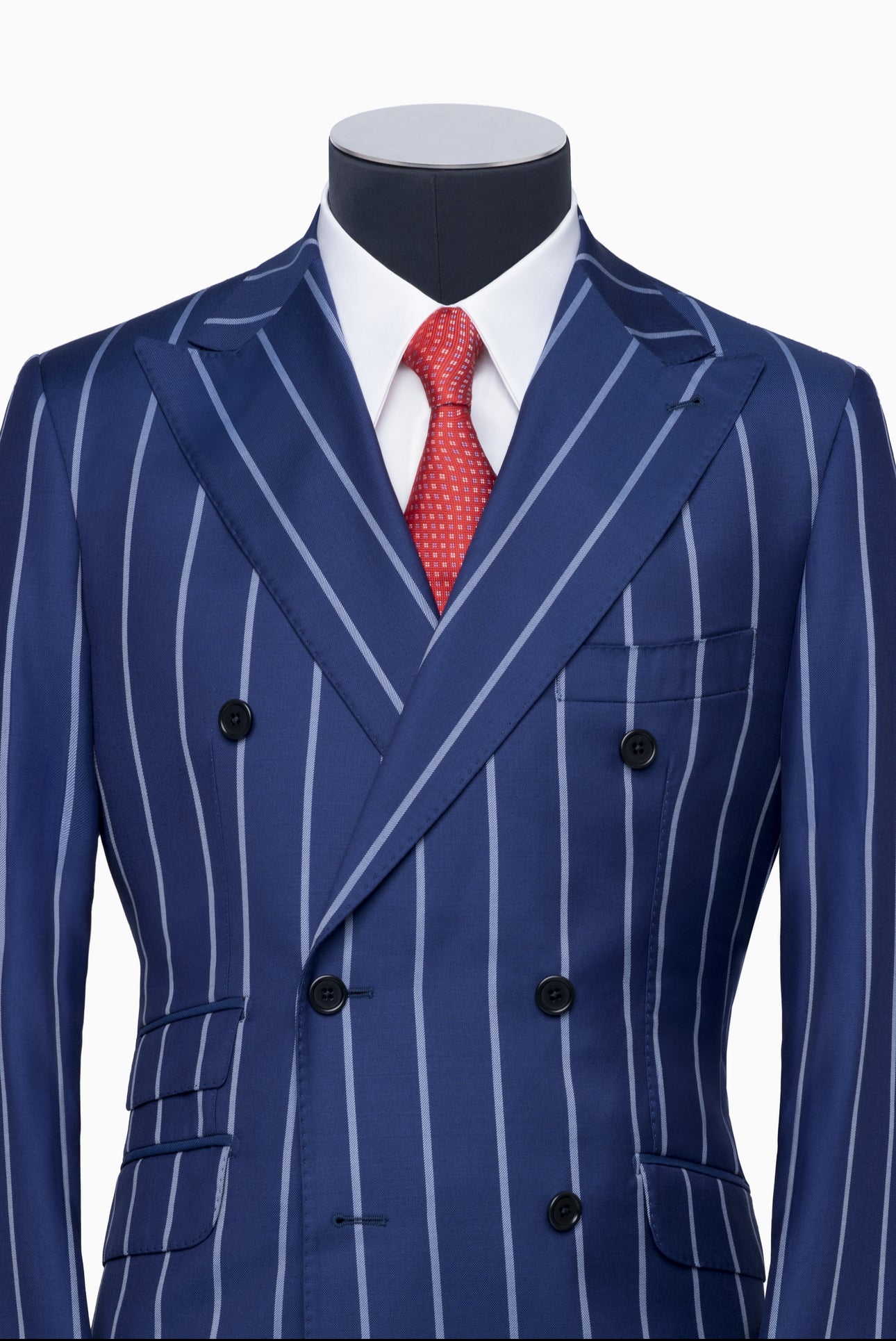 Crimson Grid Motif Silk Tie