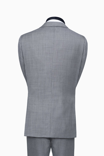 Light Grey Single-Breasted Suit