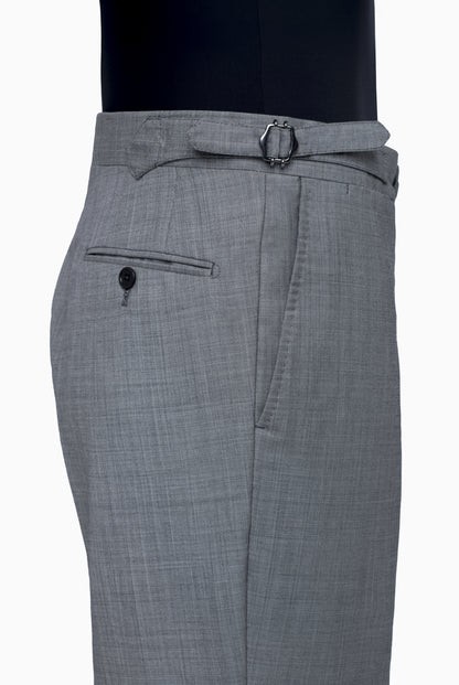 Light Grey Single-Breasted Suit